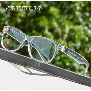 Transparent Computer Glasses Frame Women Men Anti Blue Light square Eyewear Bloc